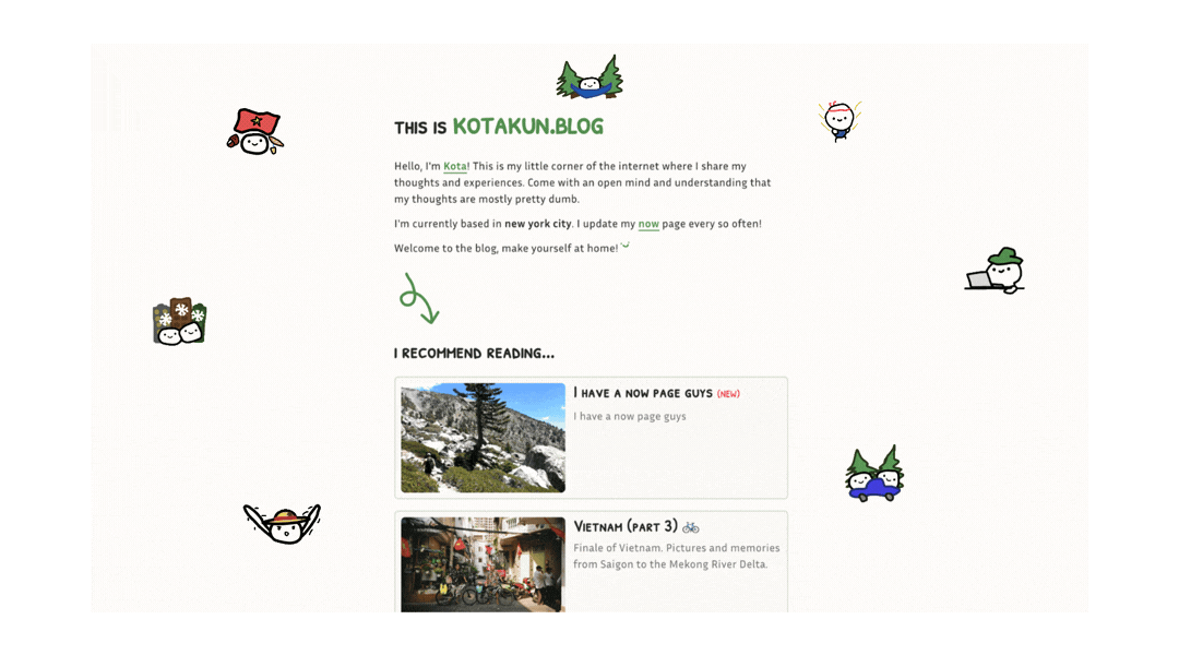 Kota-kun's Personal Blog home page